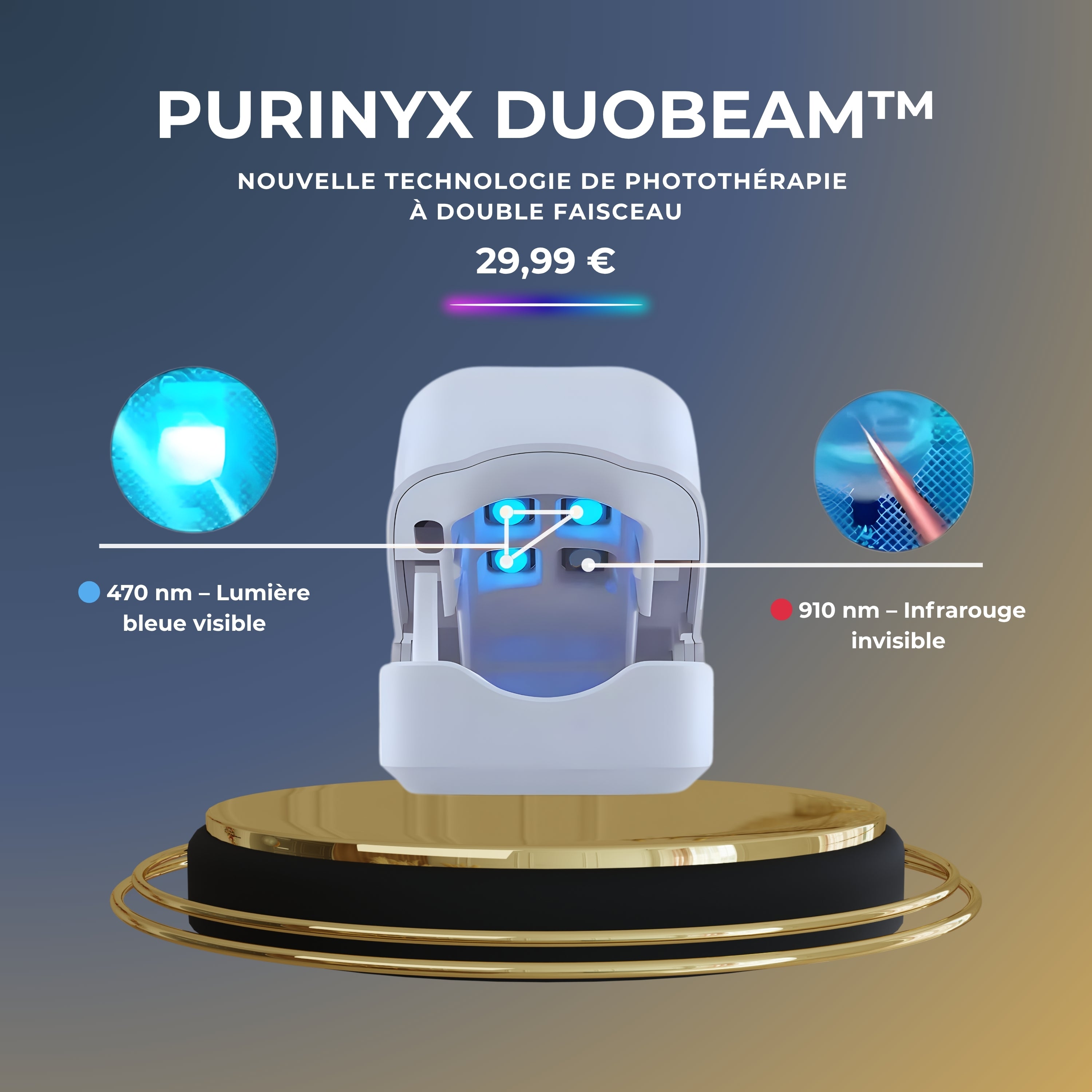 Purinyx DuoBeam™ Appareil Laser Pour Mycoses Des Ongles