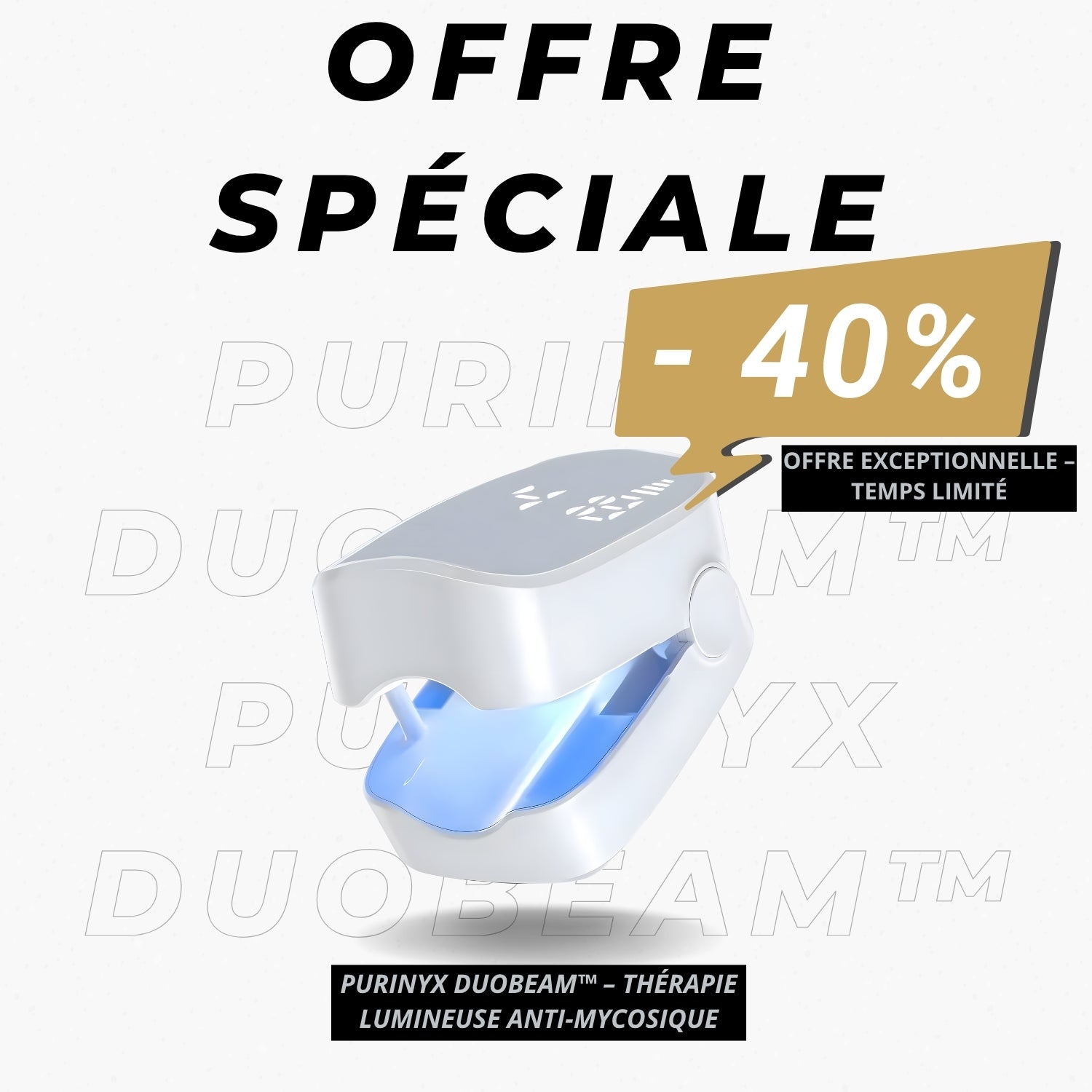 Purinyx DuoBeam™  Appareil Laser Pour Mycoses Des Ongles
